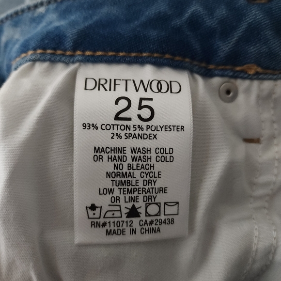 Driftwood Kelly Boot Cut Le Bouquet Embroidered Jeans 25X33 - Picture 5 of 7